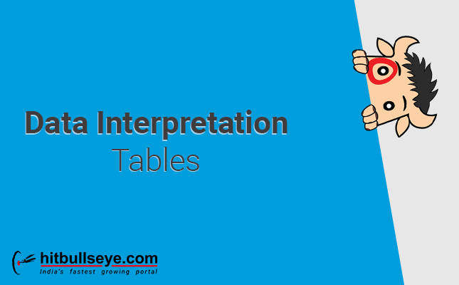 Data Interpretation: Tables