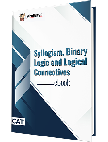 Syllogism, Connectives and Binary